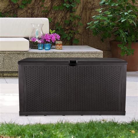 waterproof outdoor storage box steel|small outside storage boxes waterproof.